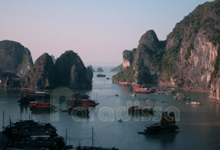 Halong Bay from the top of Sung Sot Cave