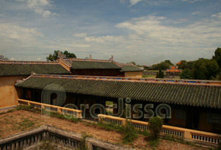 Building inside Hue Imperial Citadel