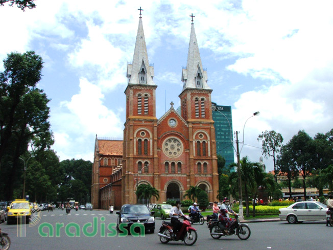 The Notre Dame Cathedral in Saigon (Ho Chi Minh City)