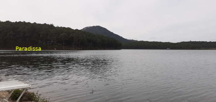 The Tuyen Lam Lake in Da Lat Vietnam