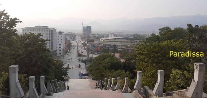 View of Dien Bien Phu City from Dominique 2 Hill