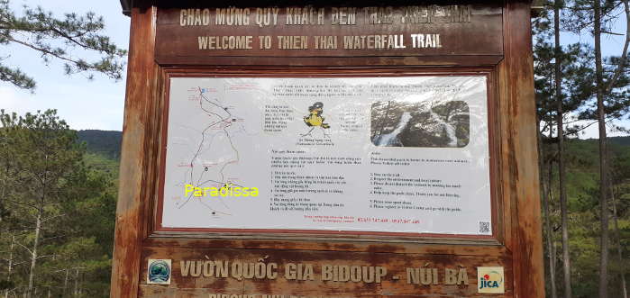 The Thien Thai Trail at the Bidoup Nui Ba National Park in Lam Dong